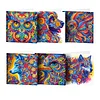 6Pcs Diamond Painting Greeting Card Animals Diamond Handmade Card for Friends