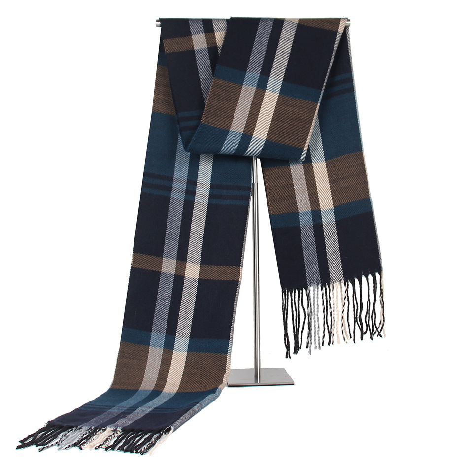 Men's autumn and winter cashmere scarf 017