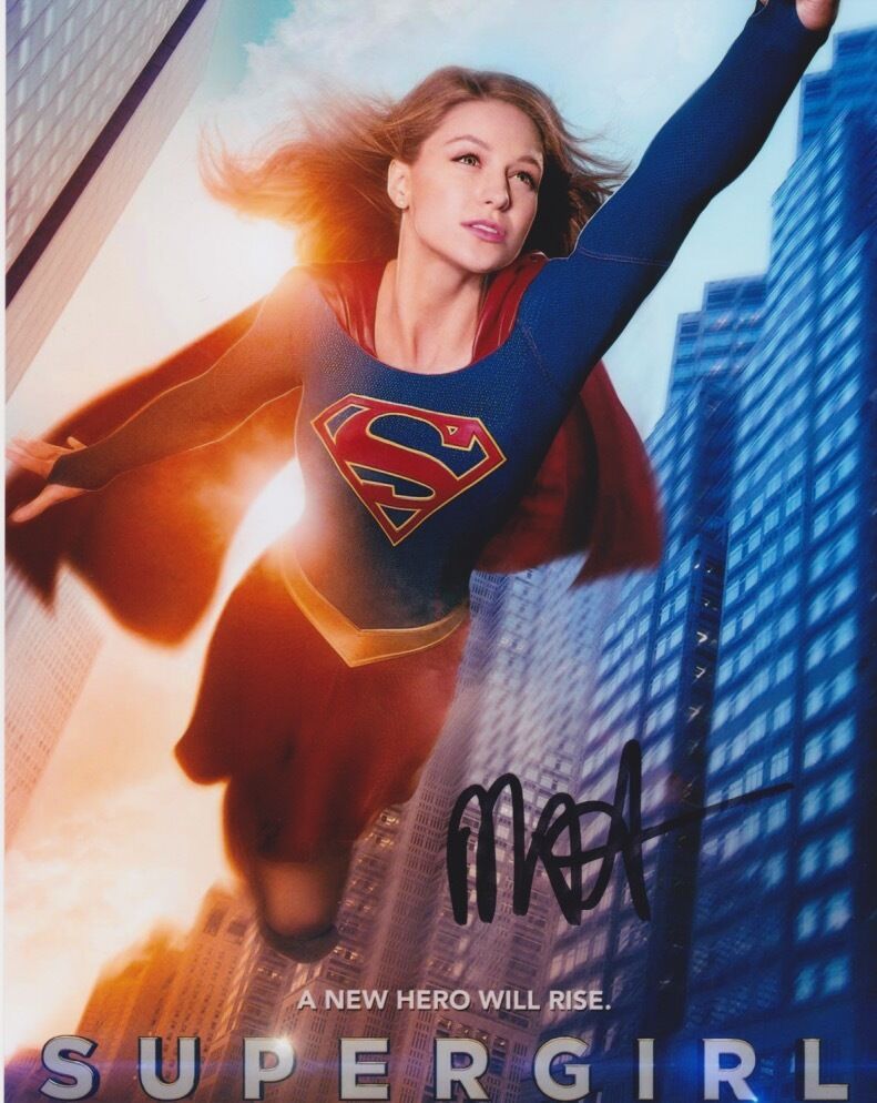 Melissa Benoist (Supergirl) signed authentic 8x10 Photo Poster painting COA