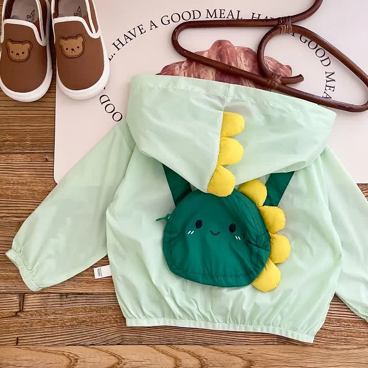 Baby Toddler Dino Bear Sunscreen Outerwear