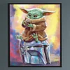 Yoda - 11CT Stamped Cross Stitch - 36*46cm