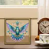 Bird DIY Special Shape Double sided Print Clear Diamond Art Kit Wooden Framed Diamond Painting Kit(22x22cm)