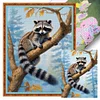 (Multi-Style) Raccoon Dog Owl-11CT Stamped Cross Stitch 40*55/40*60cm(Big Size)