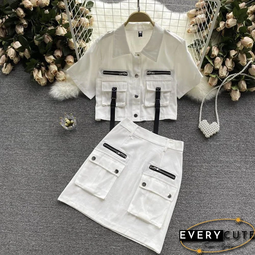 Vintage Pocket Two-Piece Set P16193