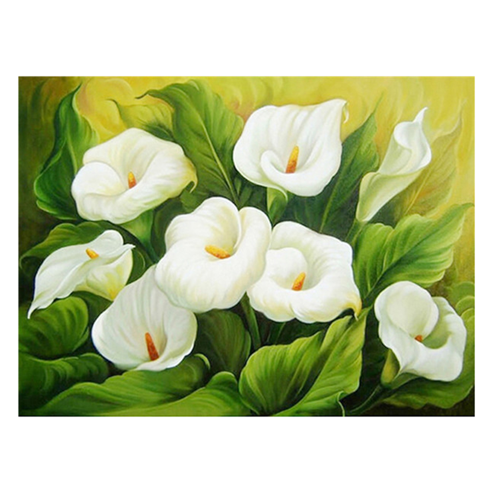 

Flower - 11CT Stamped Cross Stitch - 60*45CM, 501 Original