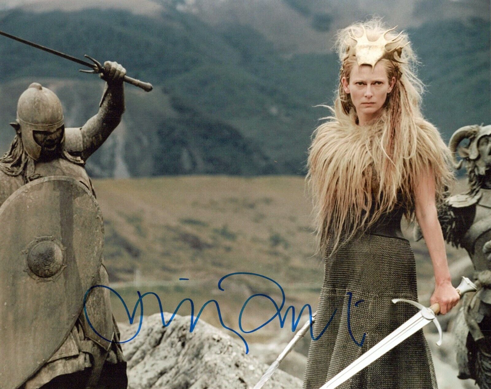 Tilda Swinton Chronicles Of Narnia autographed Photo Poster painting signed 8x10 #5 White Witch