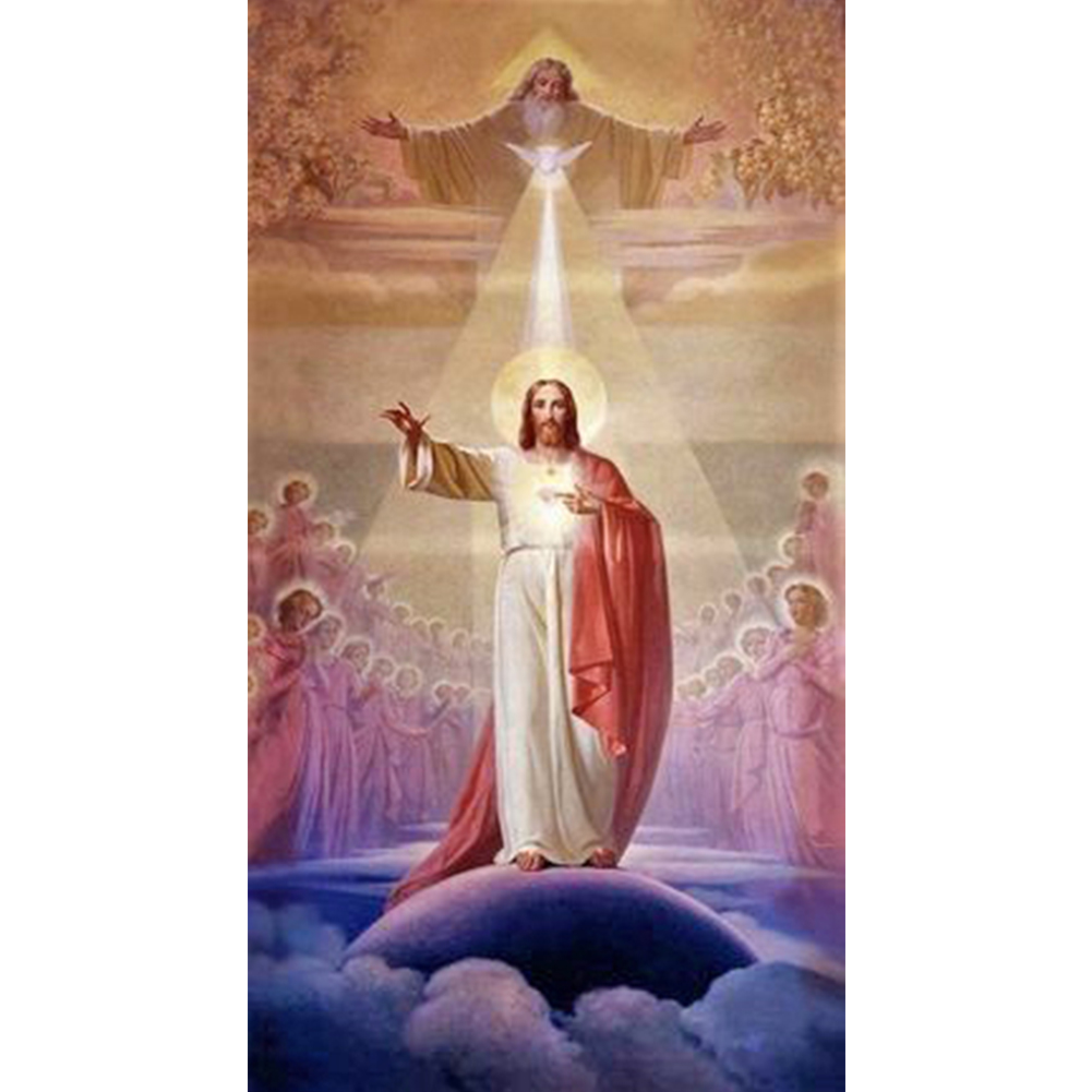 

40*70CM - Round Drill Diamond Painting - Jesus, 501 Original