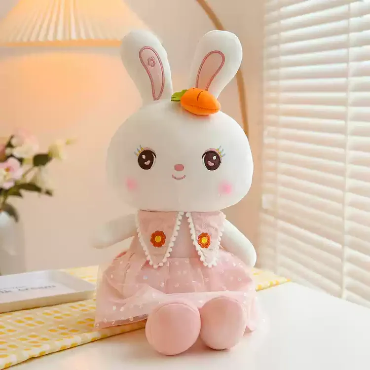 ウサギ 可愛い 子供へのプレゼント ピンク ブルー パープル ぬいぐるみ