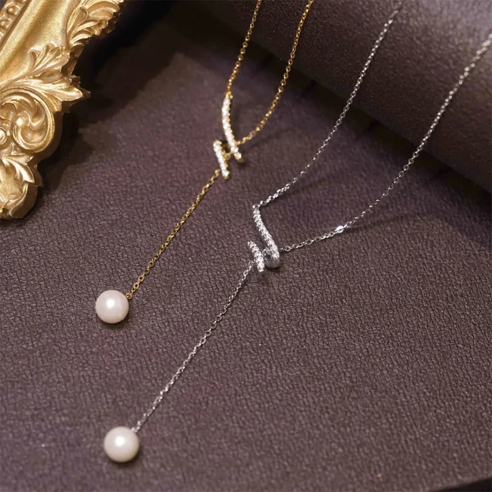 Shecustoms™ Fashion Adjustable Lightning Pearl Necklace