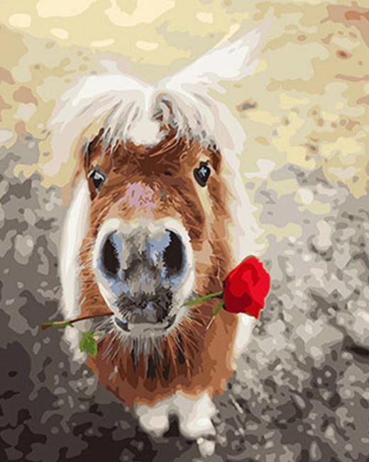 

Mini Horses – Paint By Numbers - 40*50CM, 501 Original
