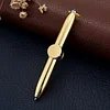 Fidget Gyro LED Light Luminous Pen Decompression Pen Metal Pen Multifunctional Student Ballpoint Pen Anti-Stress Anxiety Gift Pen
