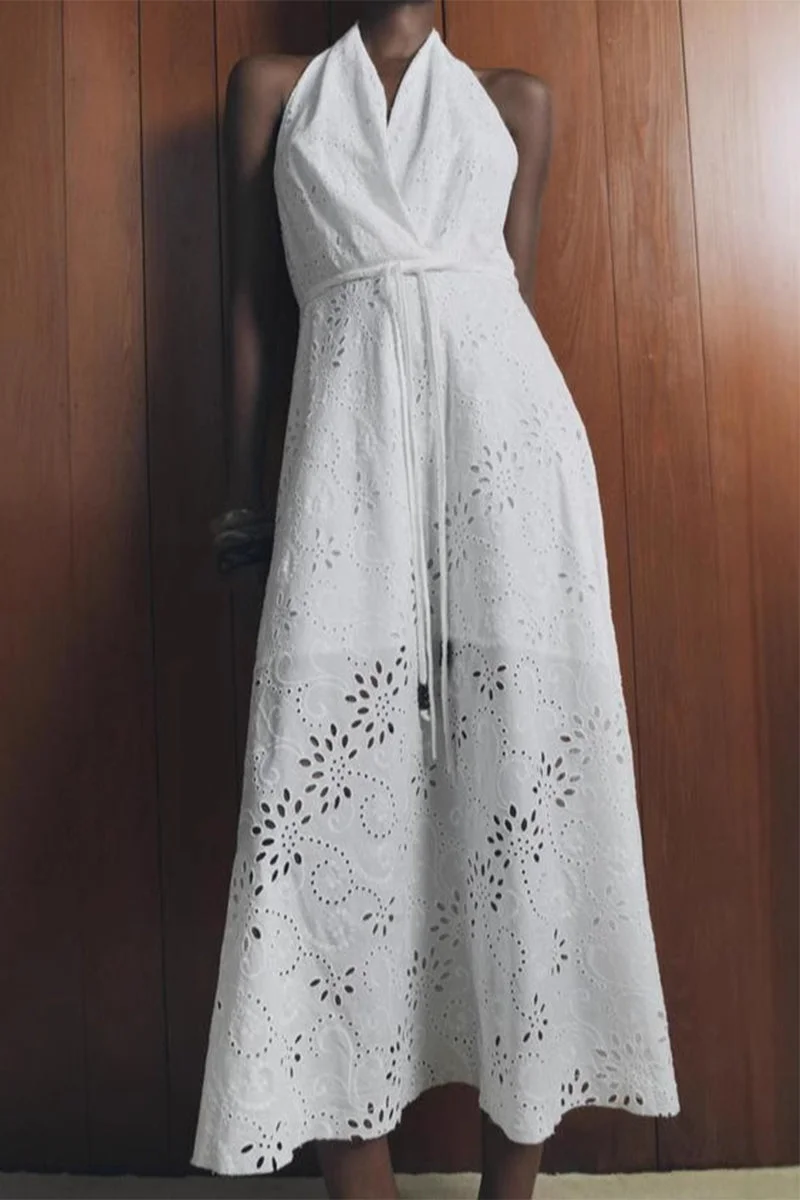 Halter Sleeveless Dresses