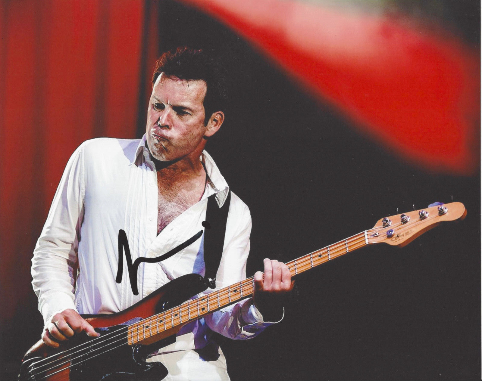 GORD SINCLAIR THE TRAGICALLY HIP BASSIST HAND SIGNED 8X10 Photo Poster painting w/COA DOWNIE