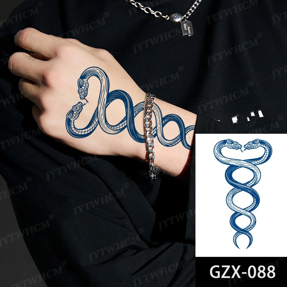 Juice 2 Weeks Lasting Tattoo Sticker Moon Forest Small Arrow Rose Waterproof Transfer Fake Tatoo Female Transfer Tatto Men Women