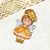 Daffodils DIY Cross Stitch Kit 14CT Thread Art Needlework Fridge Magnets 7x11cm tapestrymarket