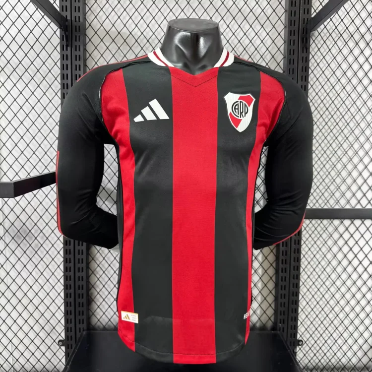 2025-26 new season-River Plate away long-sleeved advertising-free jerseys-Player Edition