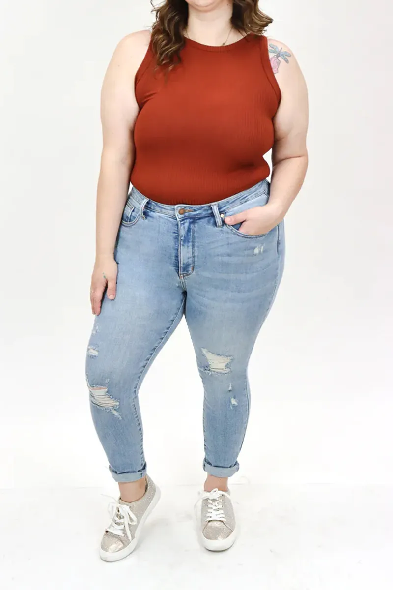 Skinny Tummy Control Jeans (Buy 2 Free Shipping)