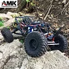 AMK Steel Tube Protective Frame with Metal Chassis Roll Cage Shockpoof 1/10 RC Crawler Body for Axial Wraith 90018 90020 90031 Upgrade Parts