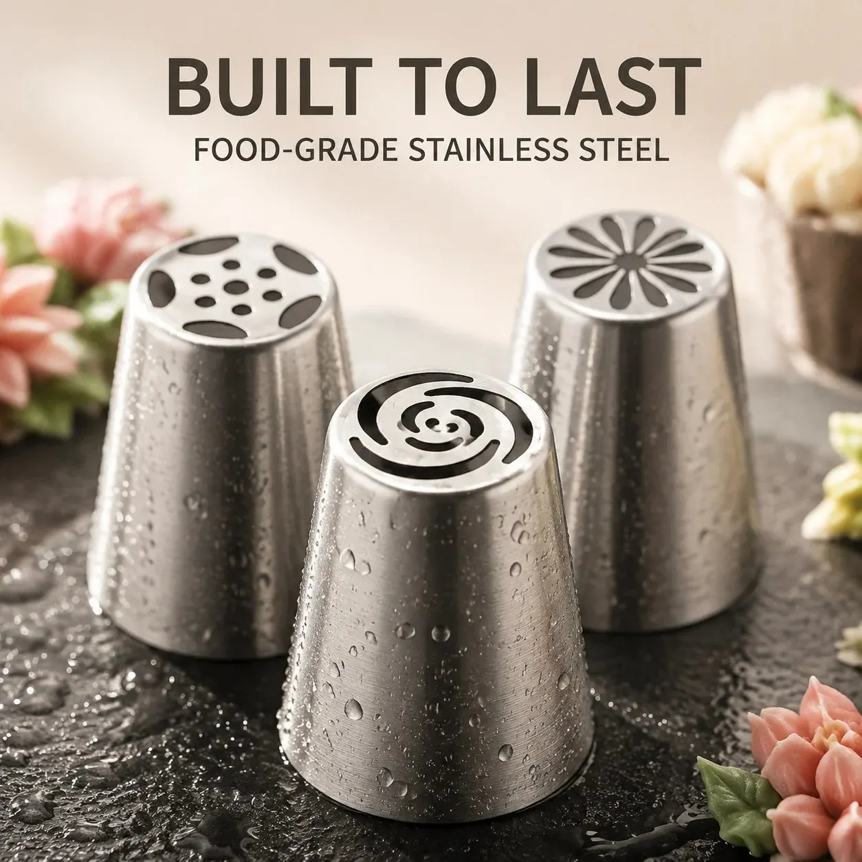 Food grade stainless steel Russian piping tips