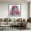Rainbow Unicorn-14CT Stamped Cross Stitch Egyptian Cotton 65*65cm/25.59*25.59in(Big Size) tapestrymarket
