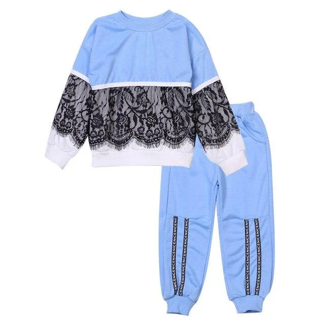 Toddler Gril Clothing Sets Auutmn Winter Girls Outfit Clothes Kids Suit Tracksuit For Children Infant Top+Pants 3 4 5 6 7 Years