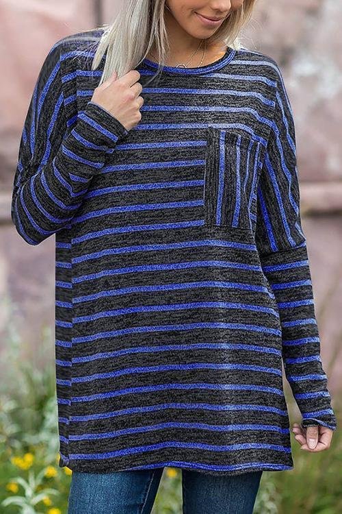 Casual Wild Striped T-shirt - Shop Trendy Women's Clothing | LoverChic