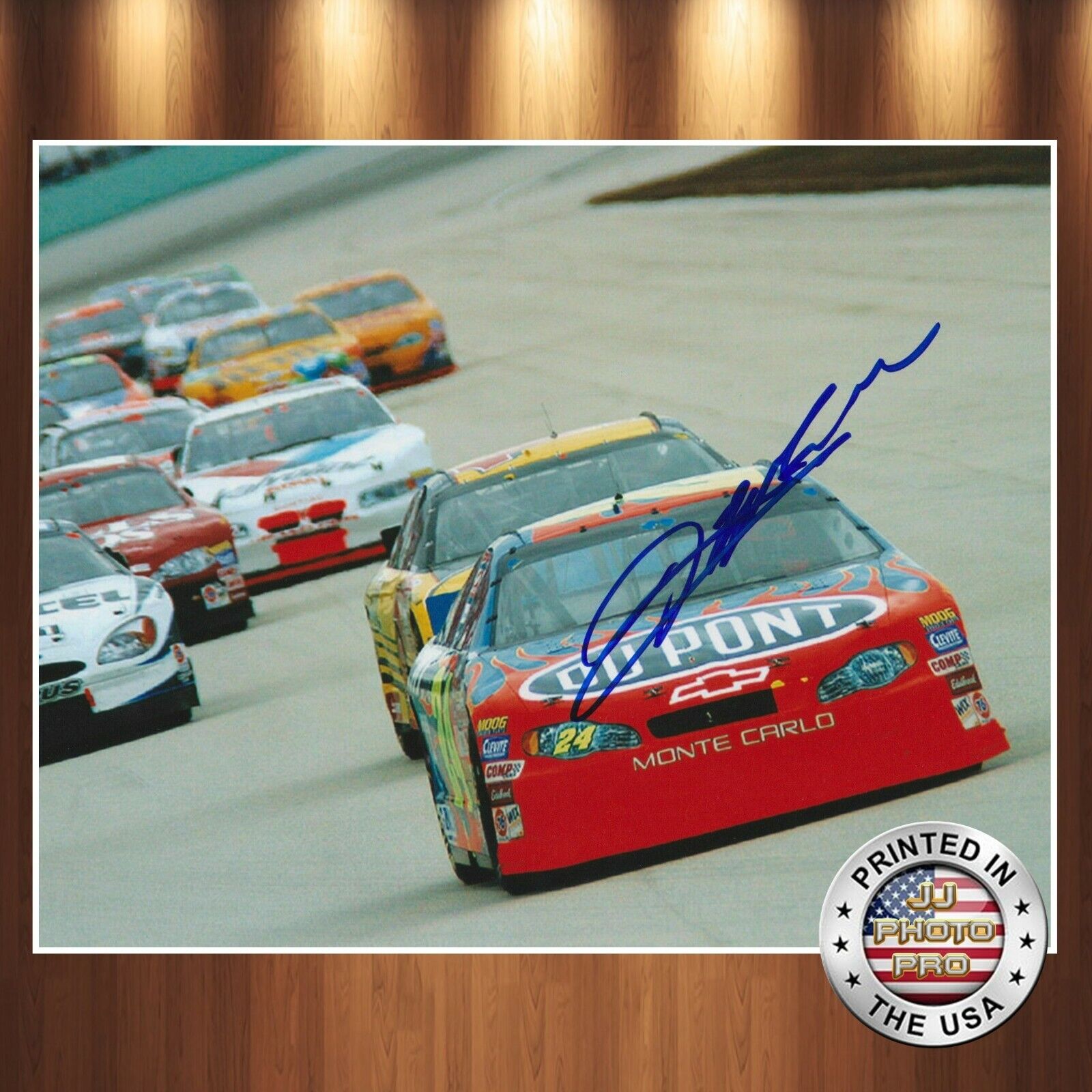 Jeff Gordon Autographed Signed 8x10 Photo Poster painting (HOF) REPRINT