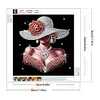 &Eacute;l&eacute;gante peinture diamant en forme de lady_special-30*30cm