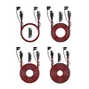 Battery Charging Cable SAE To SAE 16 AWG Solar Plug Cord Car Extension Cable
