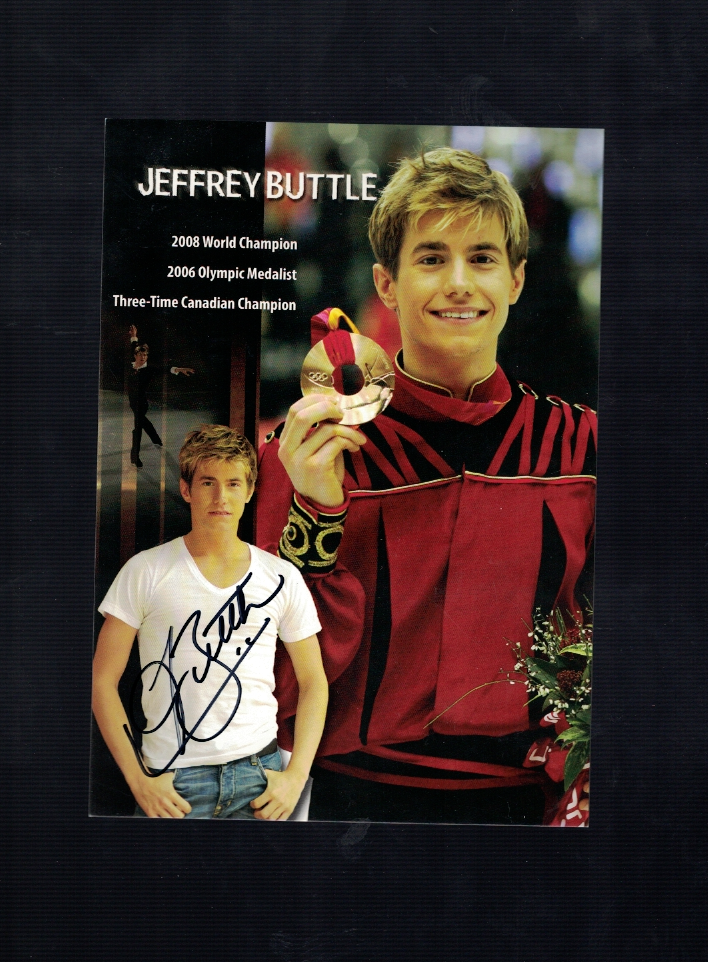 Jeffrey Buttle Canada Olympic Figure Skating Signed 5x7 Photo Poster painting Card W/Our COA