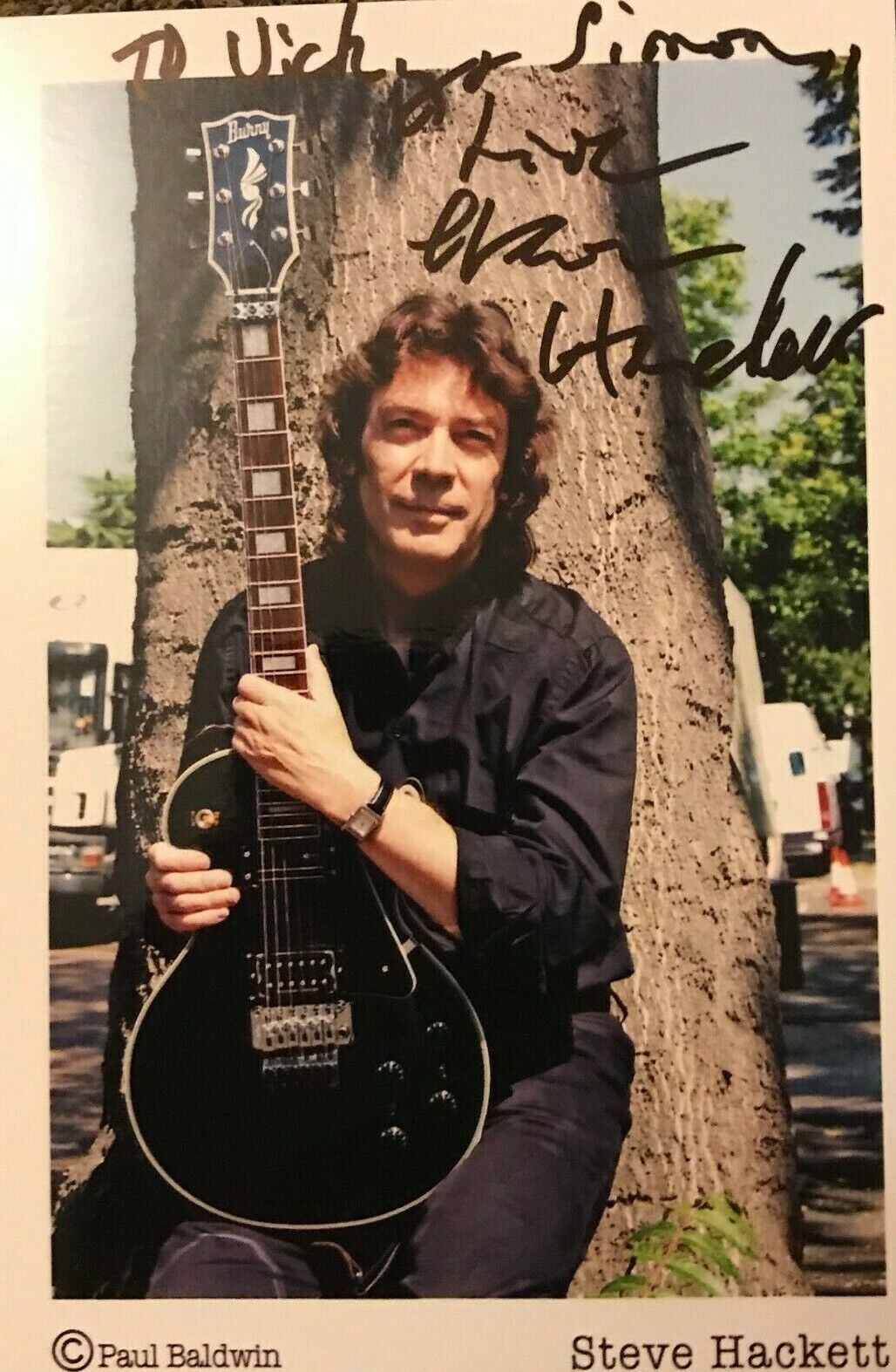 Steve Hackett (Genesis) , Hand signed autographed Photo Poster painting with COA