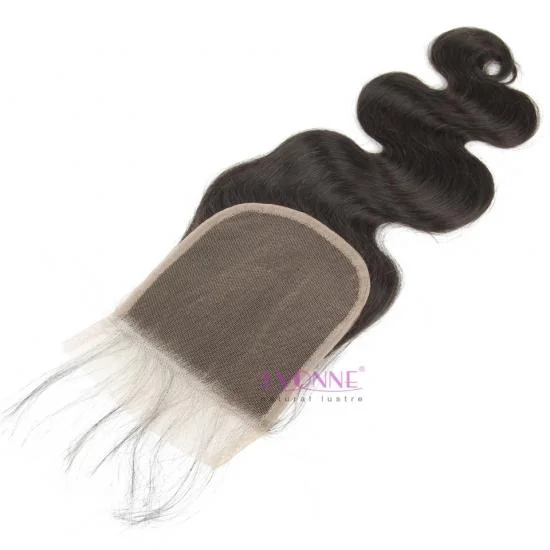 Yvonne Hair 5x5 Size Lace Top Closure Body Wave Virgin Hair Natural Color With Baby Hair