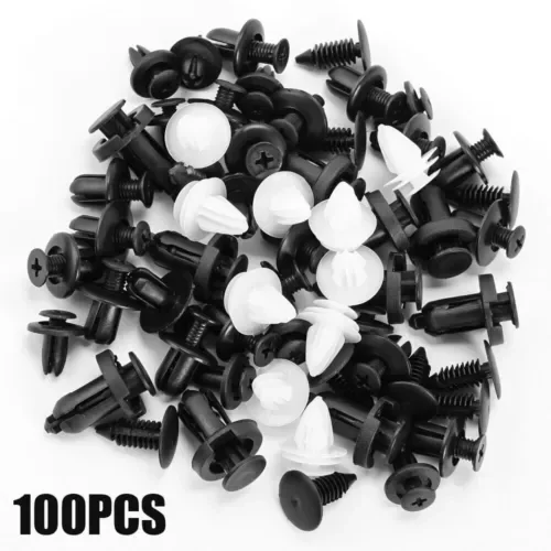Dronehint 100x Car Parts Body Trim Retainer Fastener Clip Push Pin Fender Bumper Clip Kit (For: GMC) Parts