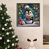 Diamond Painting -DIY Round Drill Christmas Penguin(40x40cm)
