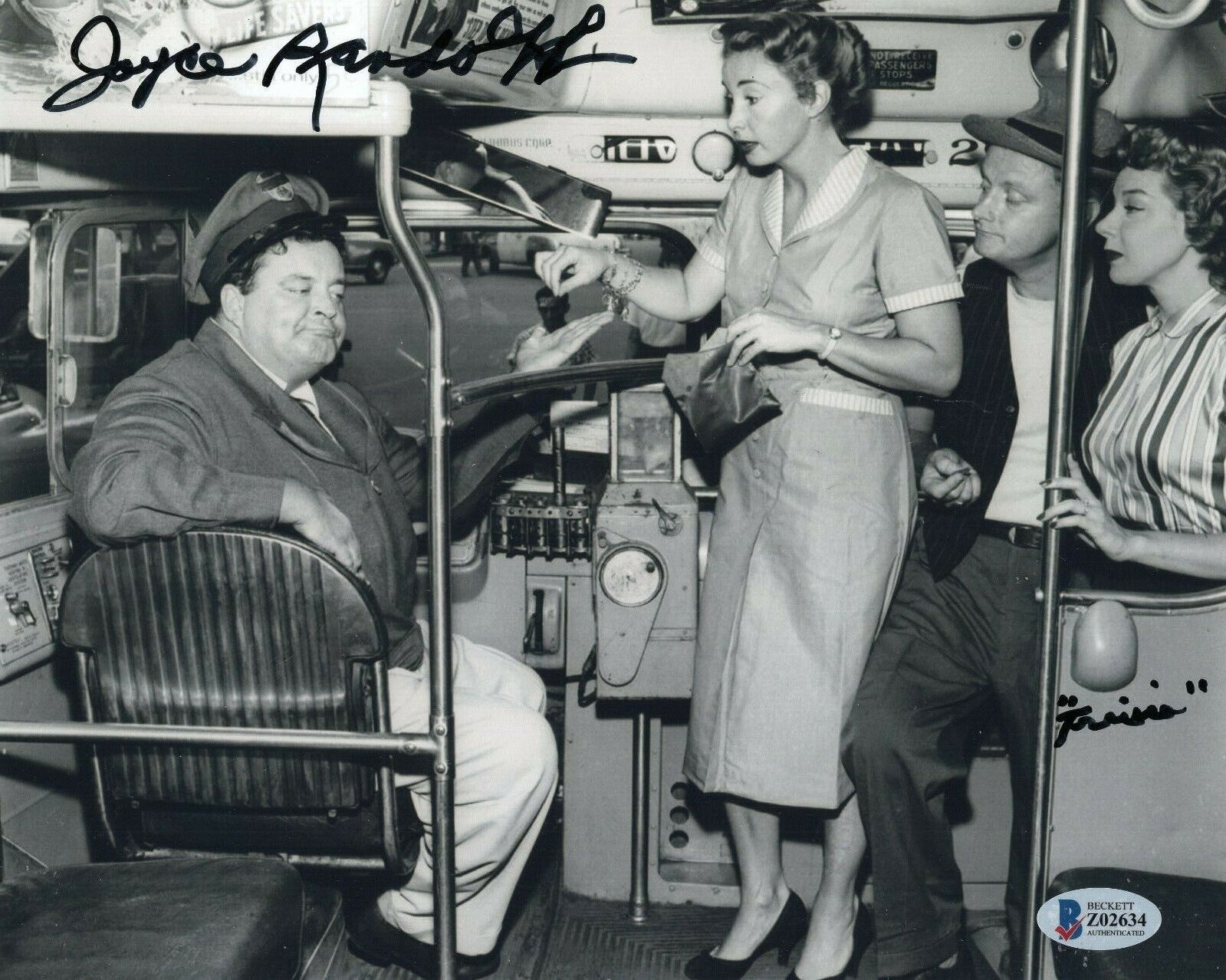 Joyce Randolph Signed The Honeymooners Trixie 8x10 Photo Poster painting w/Beckett COA Z02634