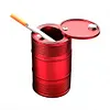 [US Local Warehouse] Car Ashtray with Lid Smokeless Ashtray Auto Ashtray for Car Office Home (Red)