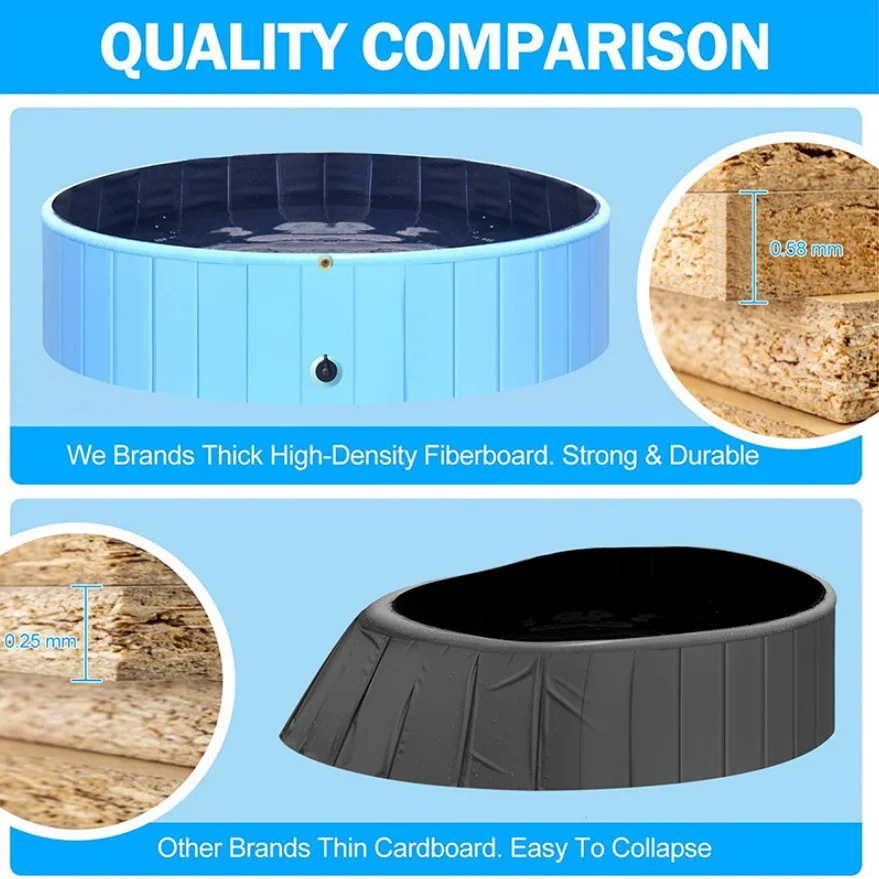 Pet Pool | Foldable Pet Fountain | Dog Playing Toys Swimming Pool | Reborn Shoppe - Reborn Shoppe