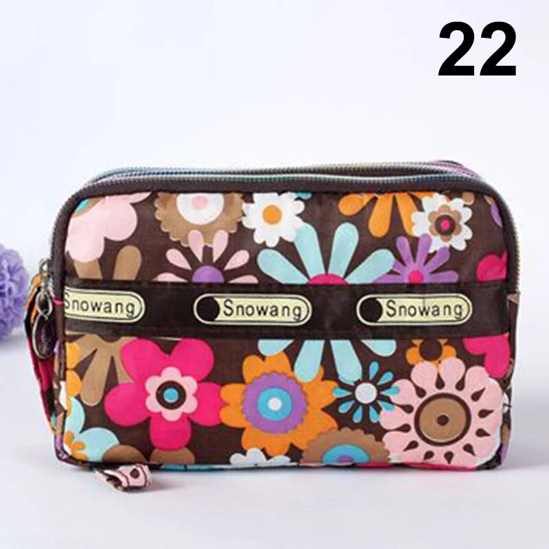 Women Handbag Vintage Flower Printed Waterproof Nylon Shoulder Messenger Bag Large Capacity Tote Bag Casual Picnic Travel Bags