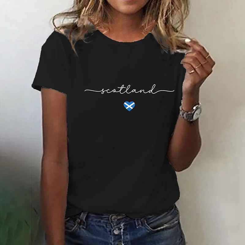 Women's Scotland Travel Print T-Shirt