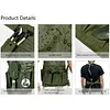 9-Piece Oxford Cloth Work Apron with Multiple Pockets Garden Tool Storage Apron for Gardening in Flower Beds Vegetable Patches