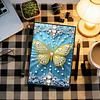  Butterfly 5D DIY Diamond Art Painting Notebook Kit 50 Pages A5 Rhinestone Art Painting Notebook Kit for Adults Beginners Holiday Birthday Gift