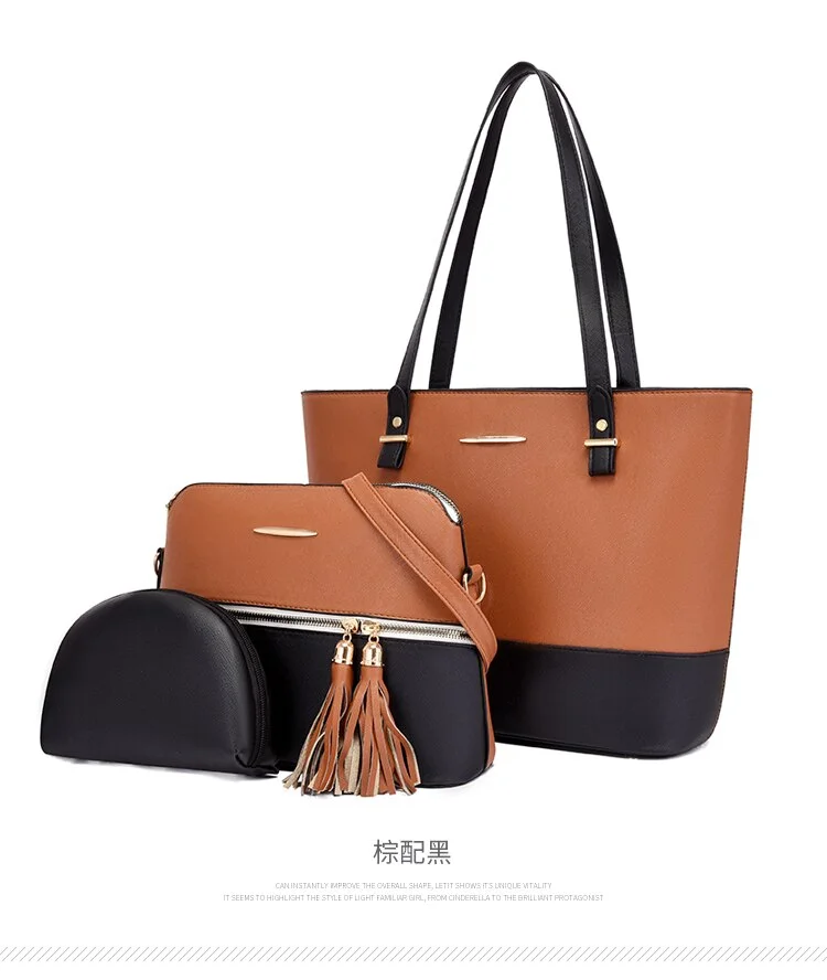 Pongl Quality PU Leather Handbags for Women 2021 New Designers Luxury High Capcaity Women Shoulder Bags Female Top-handle Bags