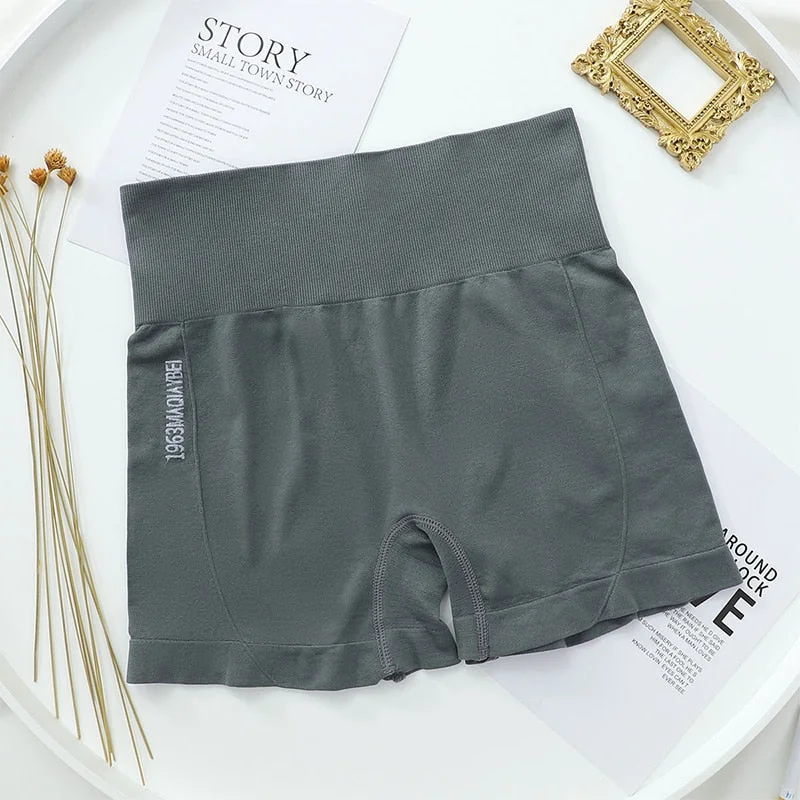 Seamless Panties Shorts Women Sexy Boxer Safety Underpants Female Cotton Breathable Briefs Slimming High Waist Ladies Lingerie