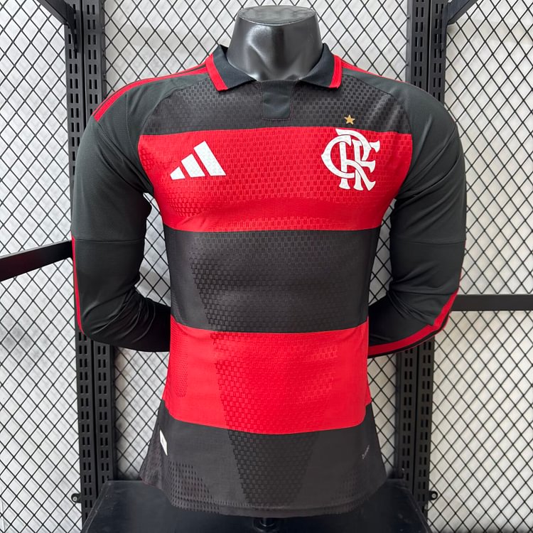 2026-27 Flamengo Home Long-Sleeve Jersey - Player Version
