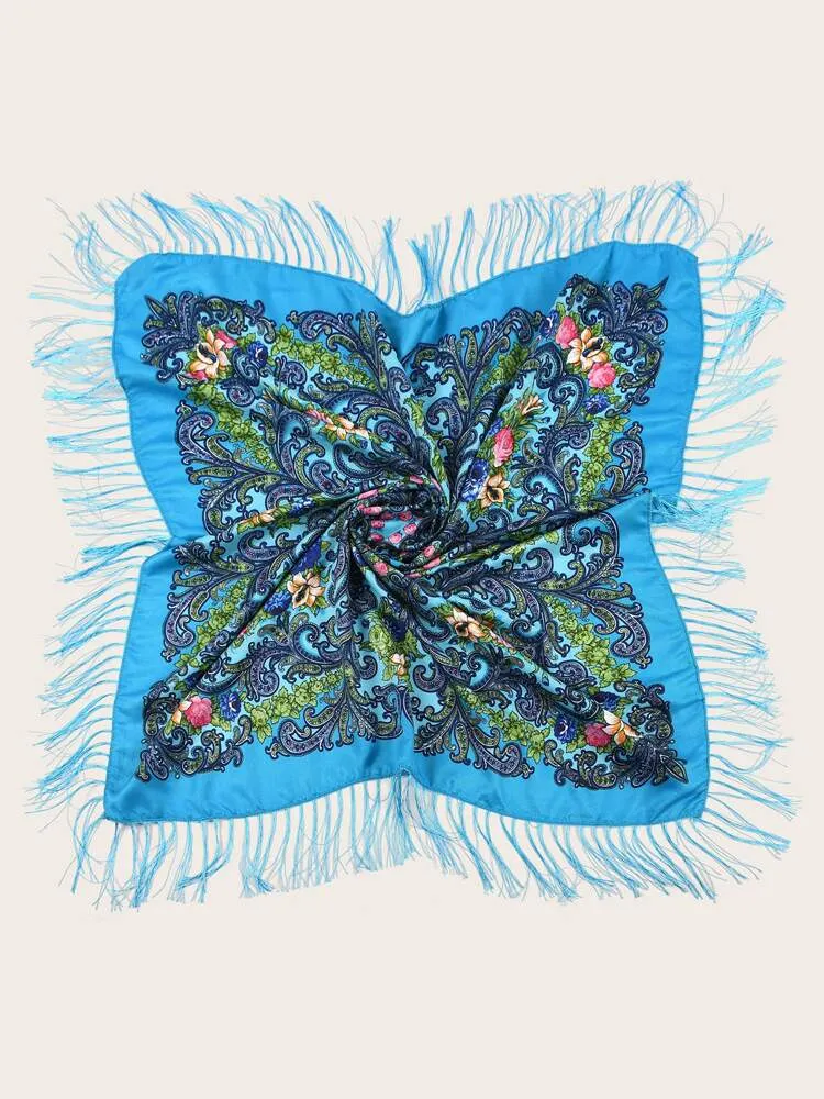 Floral Print Bandana