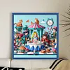 (Multi-Style) The Town In Book-11CT Stamped Cross Stitch 50*50cm/19.69*19.69in tapestrymarket