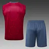 2025/2026 S&atilde;o Paulo Pre-Match Training Red Vest+Shorts Football1:1 Thai Quality