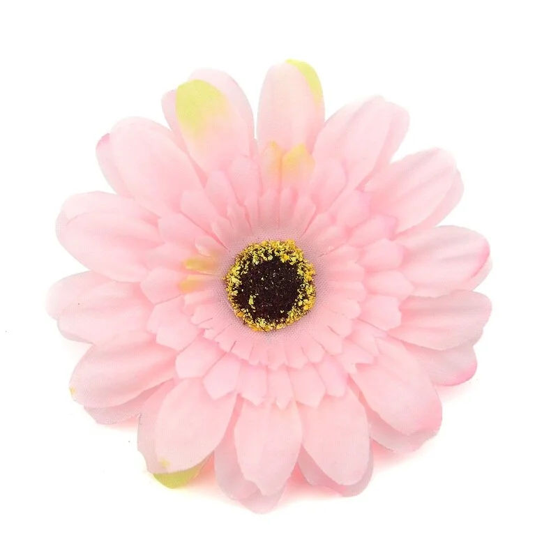 5/30pcs Large Daisy Silk Artificial Dahlia Flower Heads For Wedding Decoration Party DIY Scrapbook Handmade Craft Fake Flowers