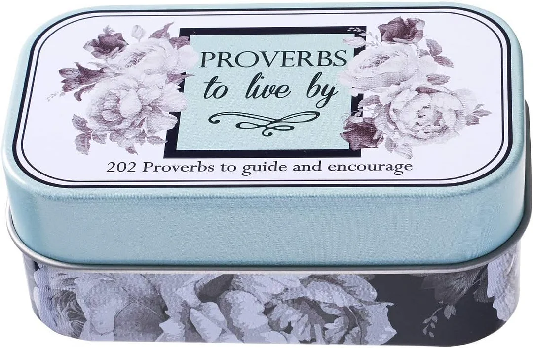 Christian Art Gifts Scripture Devotional Cards – 202 Proverbs To Guide and Encourage 