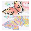 Color Butterfly-14CT Stamped Cross Stitch Kit(33x34cm)